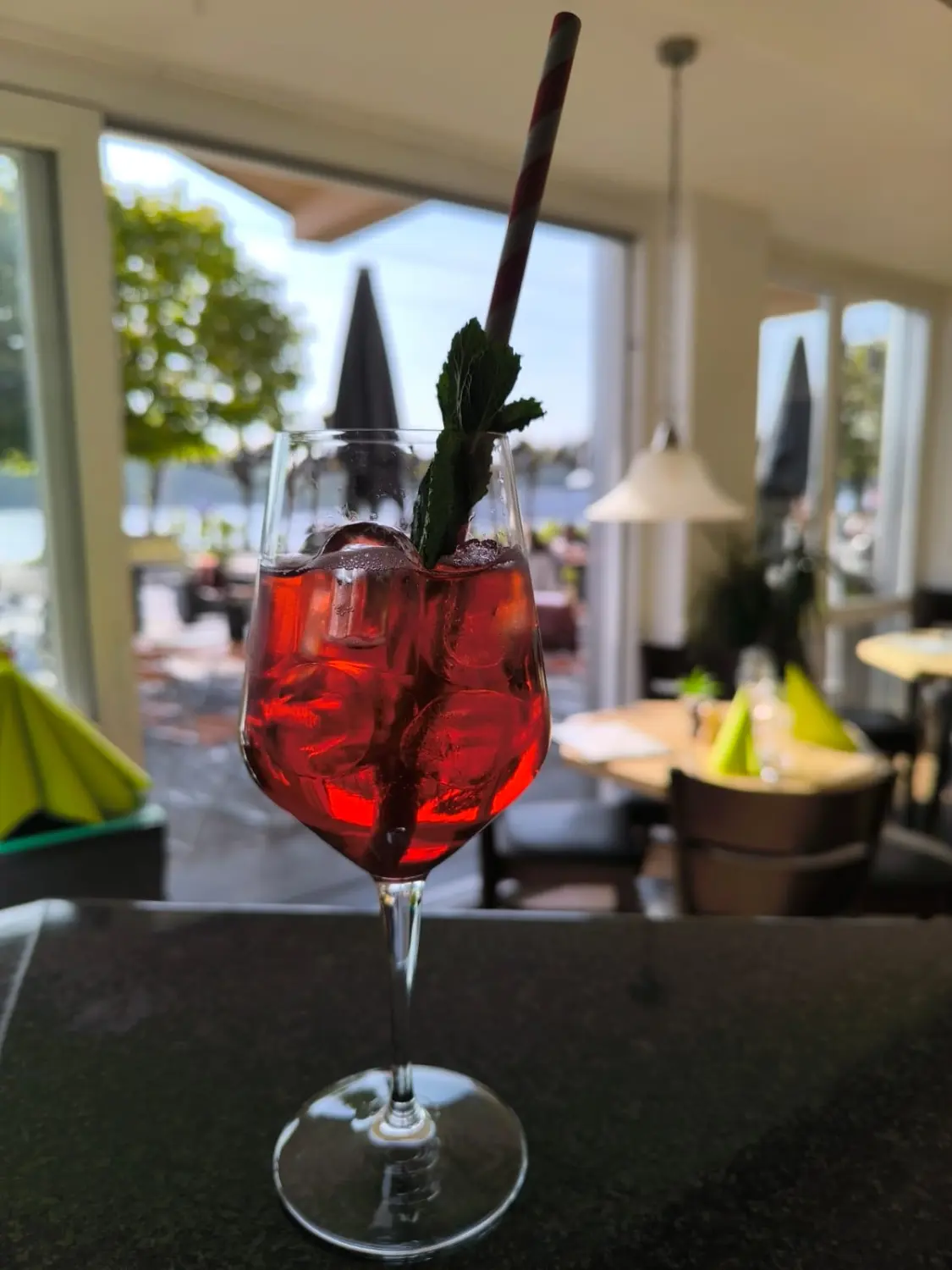 Getränke vom Wirtshaus am Rhein