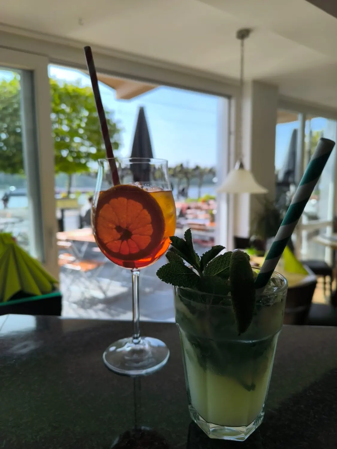 Getränke vom Wirtshaus am Rhein